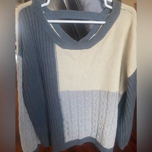 Cato cropped sweater size large